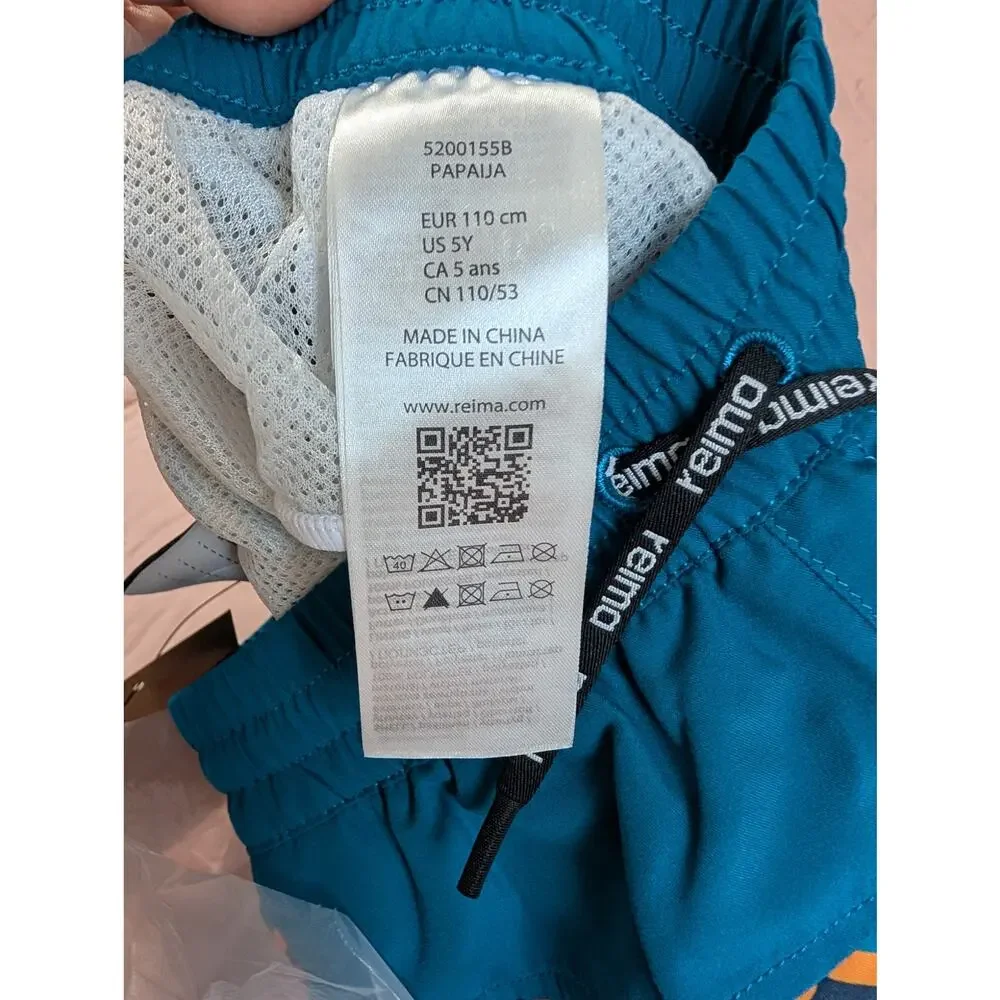 Reima Papaija Kids' UPF 50+ Swim Trunks Navy 5T